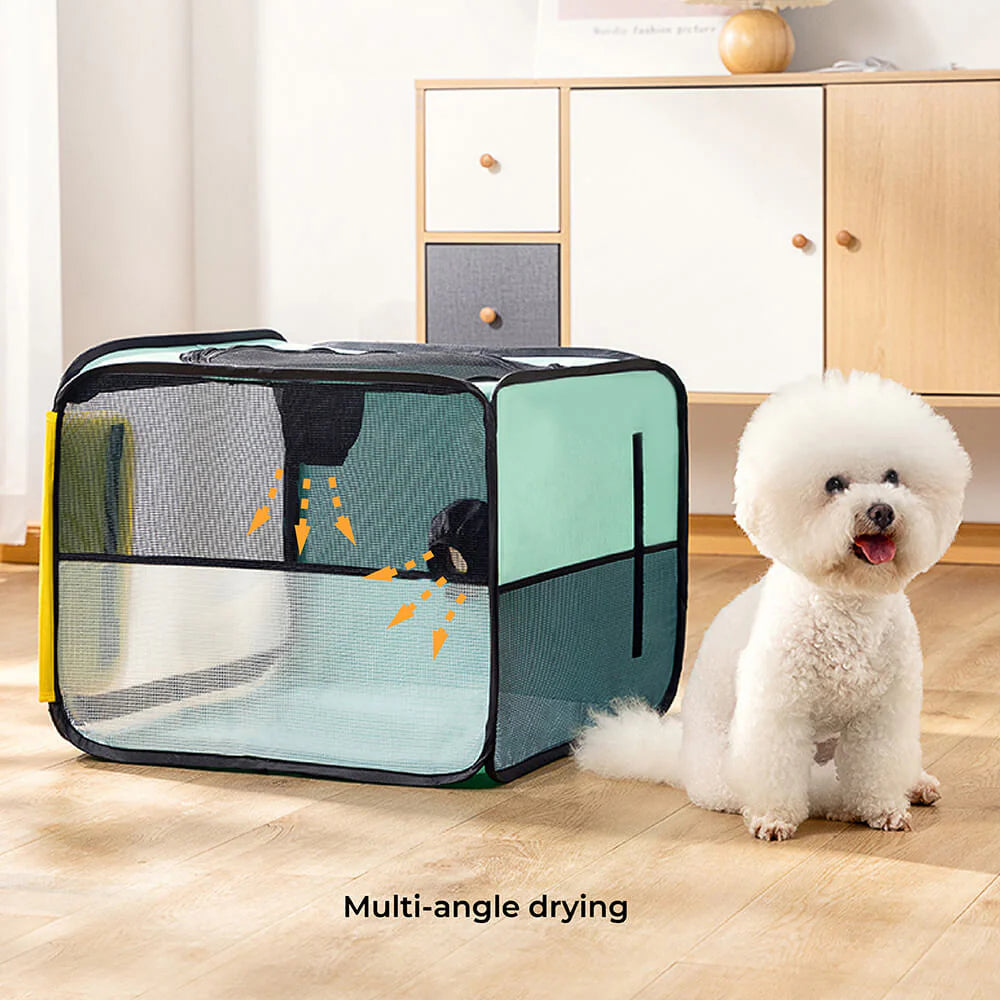 FellFix – Tragbare Trockenbox für sauberes Hunde- und Katzenhaar