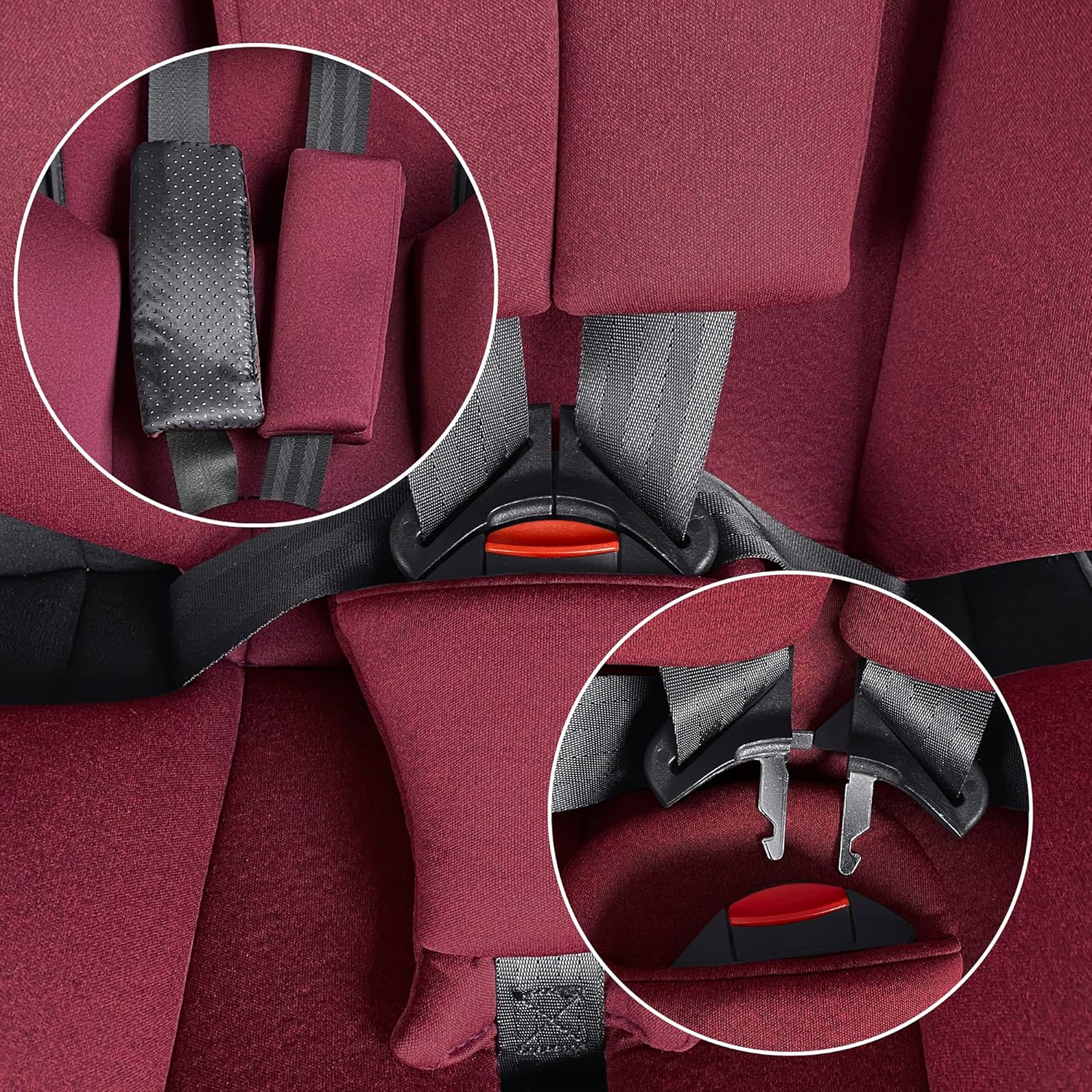 XOMAX XZ-16 Kindersitz drehbar 360° mit ISOFIX und Liegefunktion I mitwachsend I 0-36 kg, 0-12 Jahre, Gruppe 0/1/2/3 I 5-Punkt-Gurt und 3-Punkt-Gurt I Bezug abnehmbar, waschbar I ECE i-Size 129R