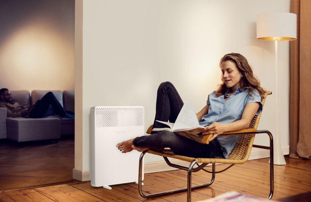 Bosch Thermotechnik convettore elettrico Heat Convector 4000-20, per circa 20m con 2000W incl. regolatore elettronico, display LED, programma settimanale, 5 anni di garanzia sul prodotto