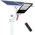 WERISE Lampione Solare Esterno da 800W, Illuminazione Solare a LED dal Tramonto all'Alba con Telecomando, Proiettore Solare Impermeabile IP65 da 6500K per Giardino, Strada