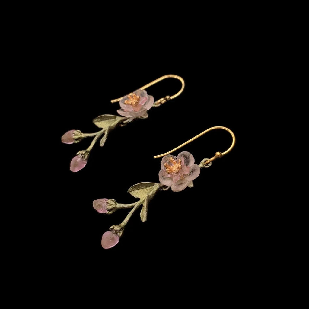 Pfirsichblüte Ohrhnger - Zierliche Blüte