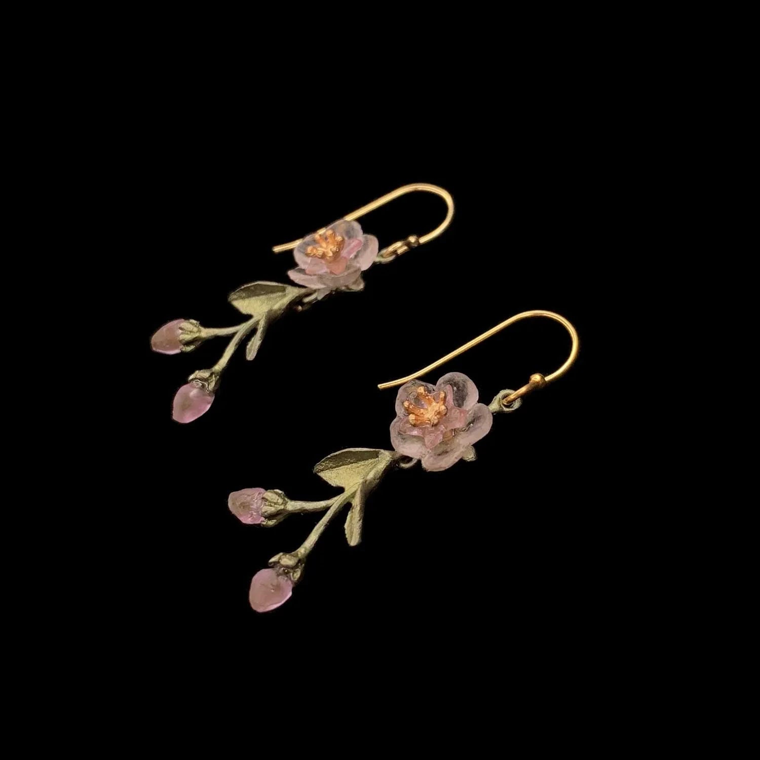 Pfirsichblüte Ohrhnger - Zierliche Blüte