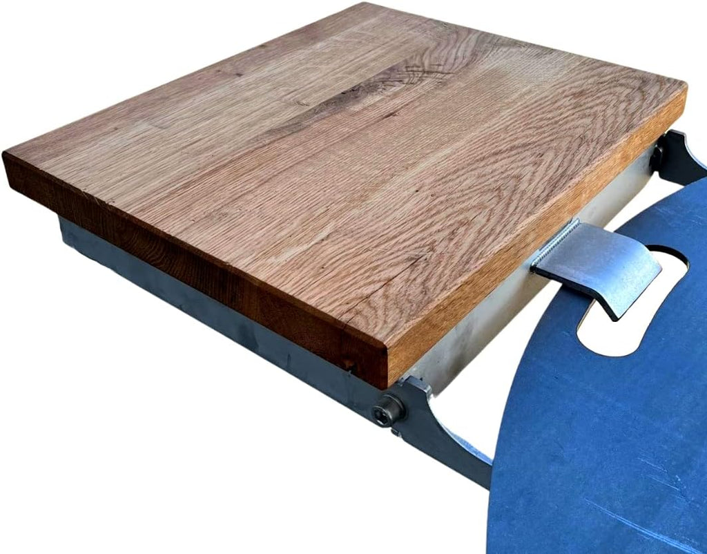 Terma Accessori Tagliere in legno Cucina da esterno, piastra plancha, grill con piastra in ghisa, ripiano per piastra in ghisa, braciere con griglia, anello per griglia per braciere