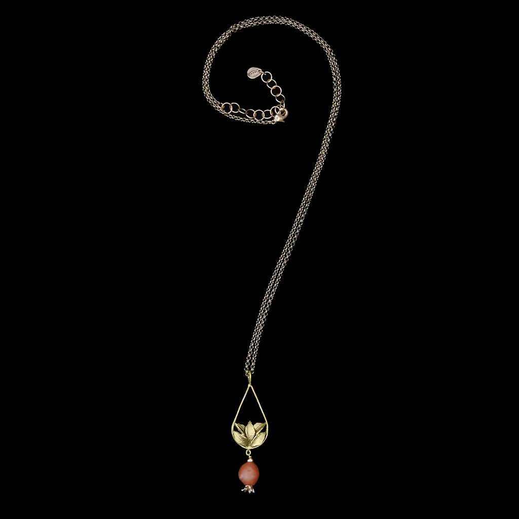 Granatapfel - Kette mit Anhnger Teardrop 20