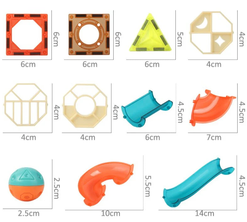 DIY Magnetic Marble Run - Pista per biglie magnetica fai da te
