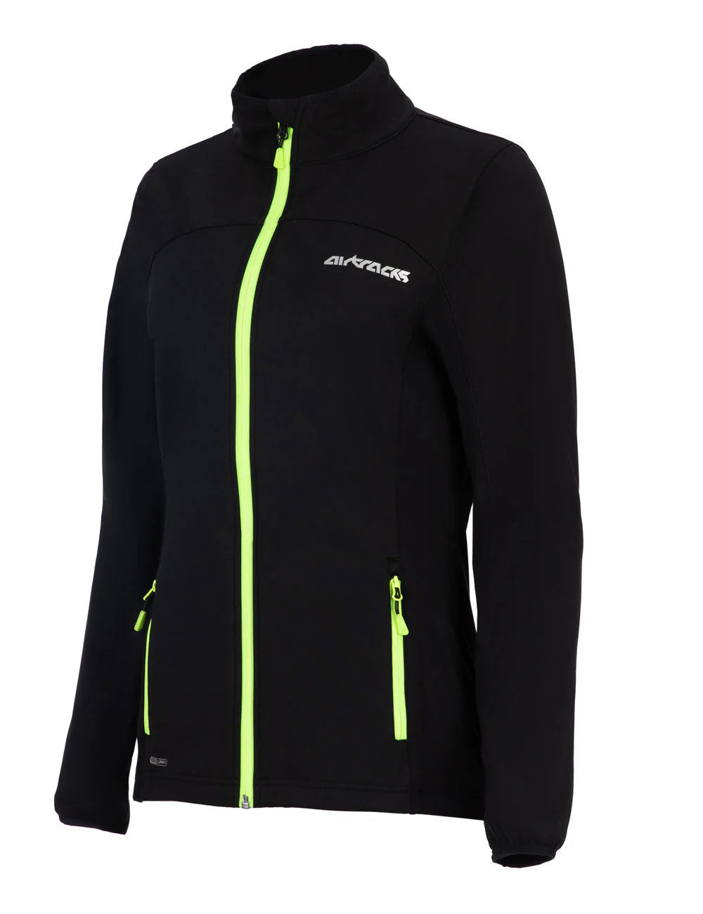 Giacca Ciclismo Donna in Softshell Termico Pro Line II Nero-Neon Prodotto in Set