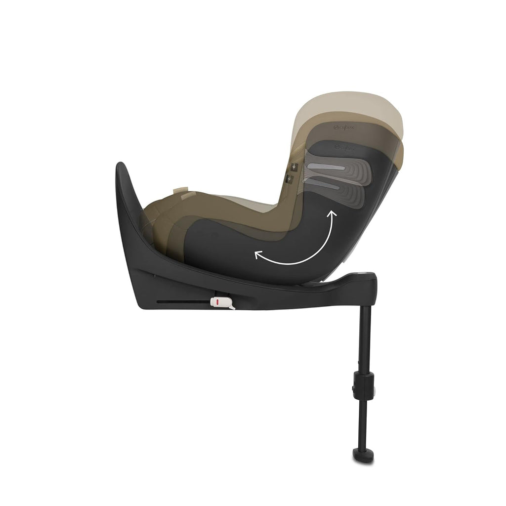 CYBEX Gold Kinder-Autositz Sirona S2 i-Size, Ab ca. 3 Monaten bis 4 Jahren, Max. 18 kg, SensorSafe kompatibel, Granite Black