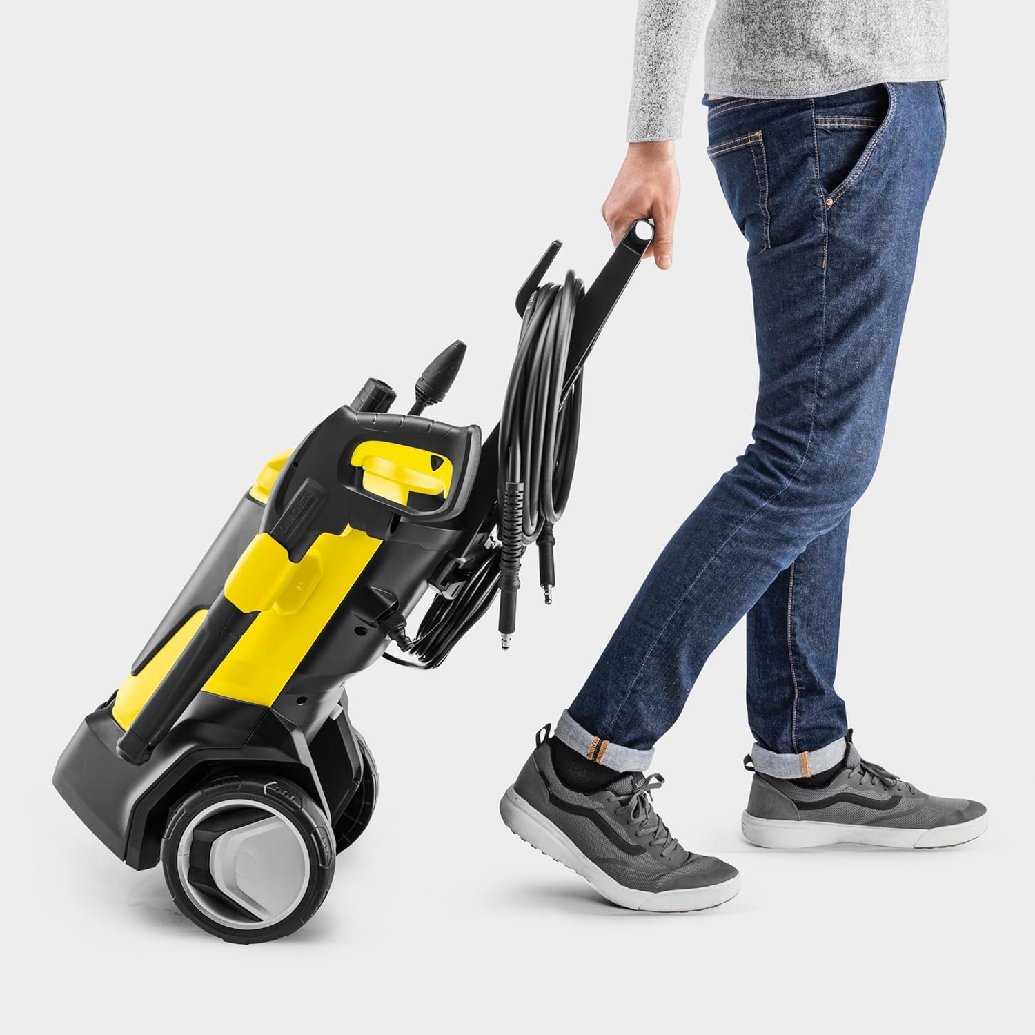 Idropulitrice Kärcher K 7 Premium Power Flex, Pressione: max 180 bar, Portata: 600 l/h, Resa per superficie: 60 m²/h, Peso: 17,9 kg, Tubo flessibile ad alta pressione, Ugello rotante, Lancia Vario Power