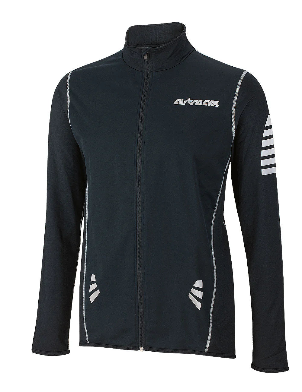 Herreh Thermo Radtrikot Pro Schwarz-Silber Setprodukt