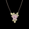 Rosa Rose Kette mit Anhnger