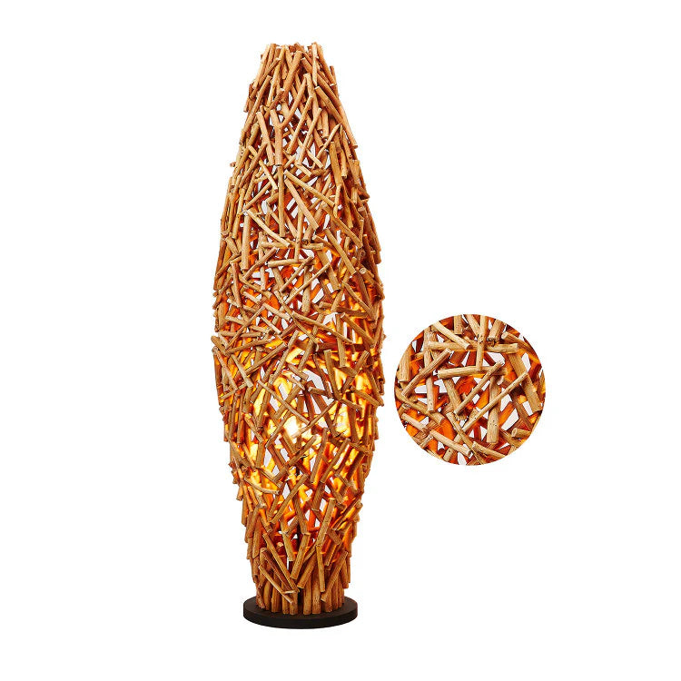 Treibholz Stehlampe CACTUS