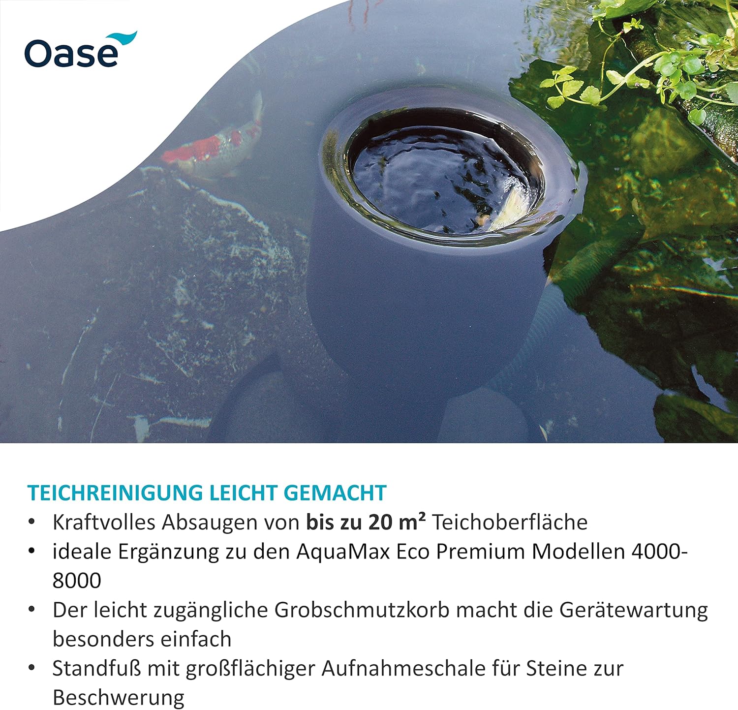 Oase 50170 SwimSkim CWS & Söll 14432 FilterstarterBakterien hochreine Mikroorganismen für Teiche 500 g - natürliche Filterbakterien aktivieren die Biologie der Filter im Gartenteich