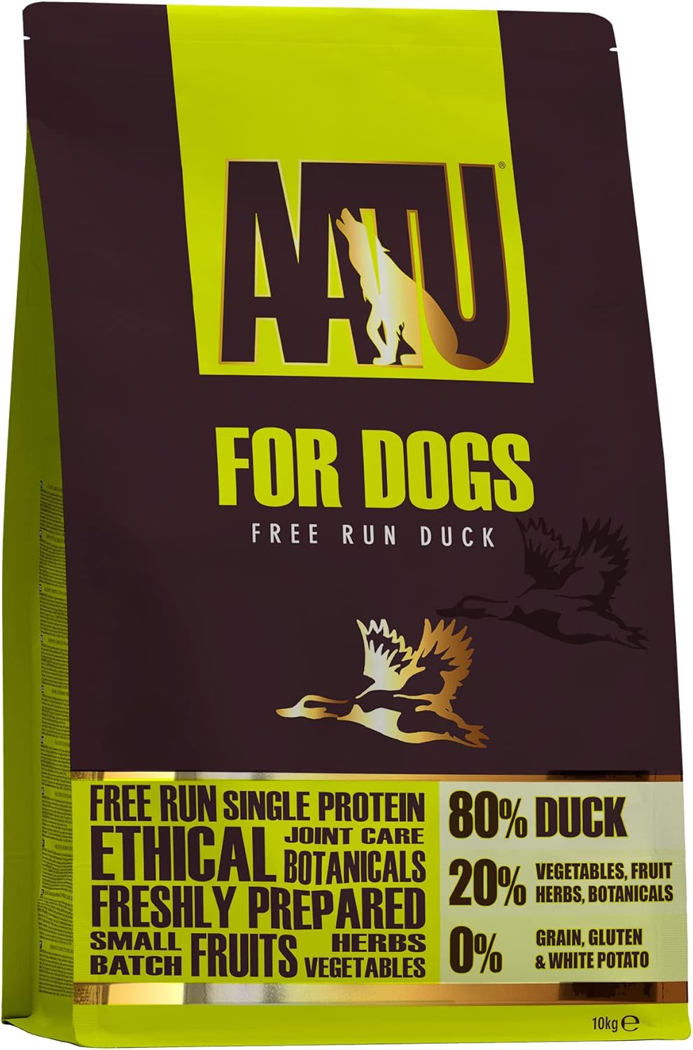 AATU Cibo Secco per Cani, Cibo Secco per Cani 80/20 con Pollo, Cibo per Cani Senza Cereali ad Alto Contenuto Proteico, Alimento Naturale per Cani Adulti di Tutte le Razze, 1,5 kg