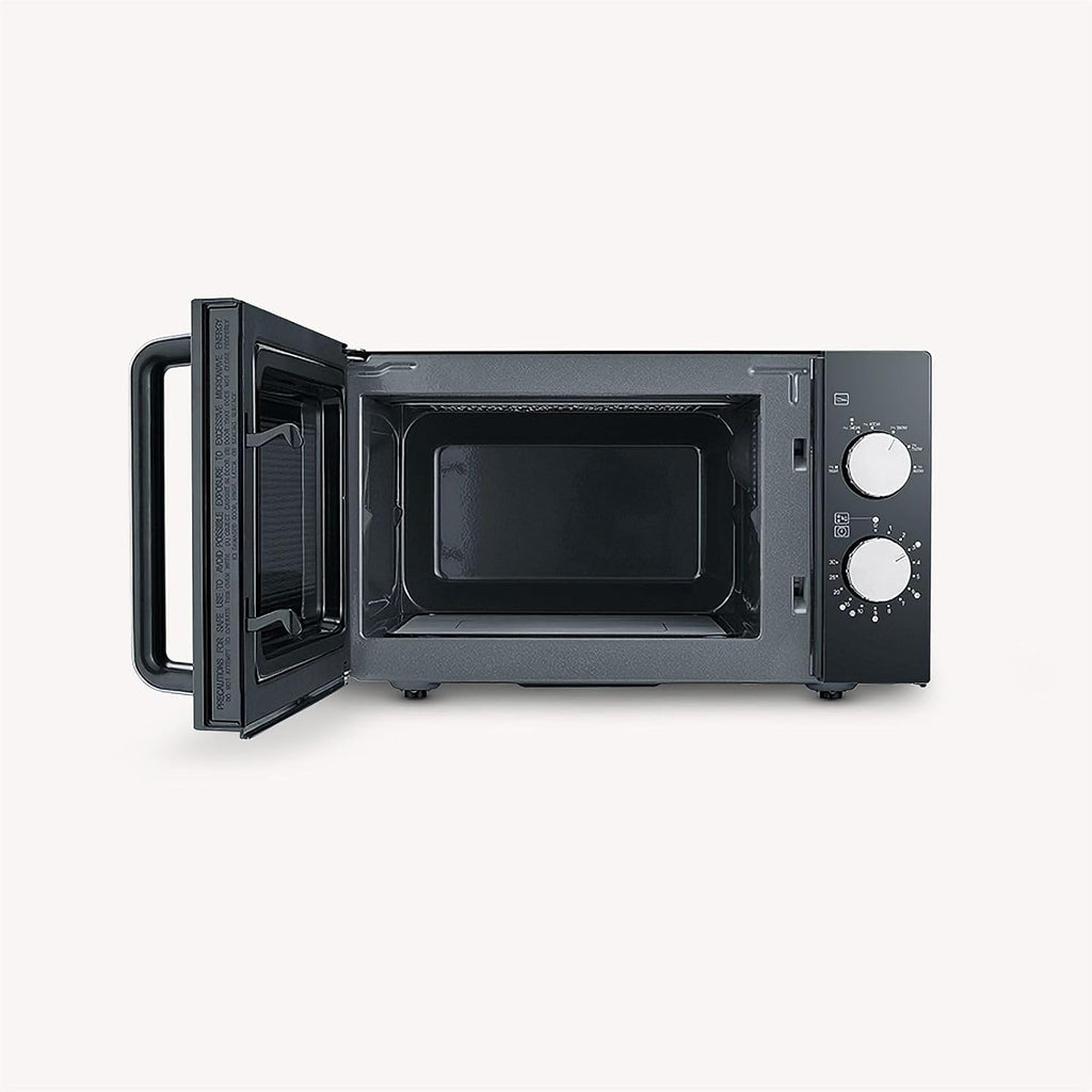 SEVERIN 2-in-1 Mikrowelle mit Grill 800 W, Grillofen mit 25 L Kapazitt und 9 Leistungsstufen, Mikrowelle mit Grillrost und Drehteller, silber, MW 7785