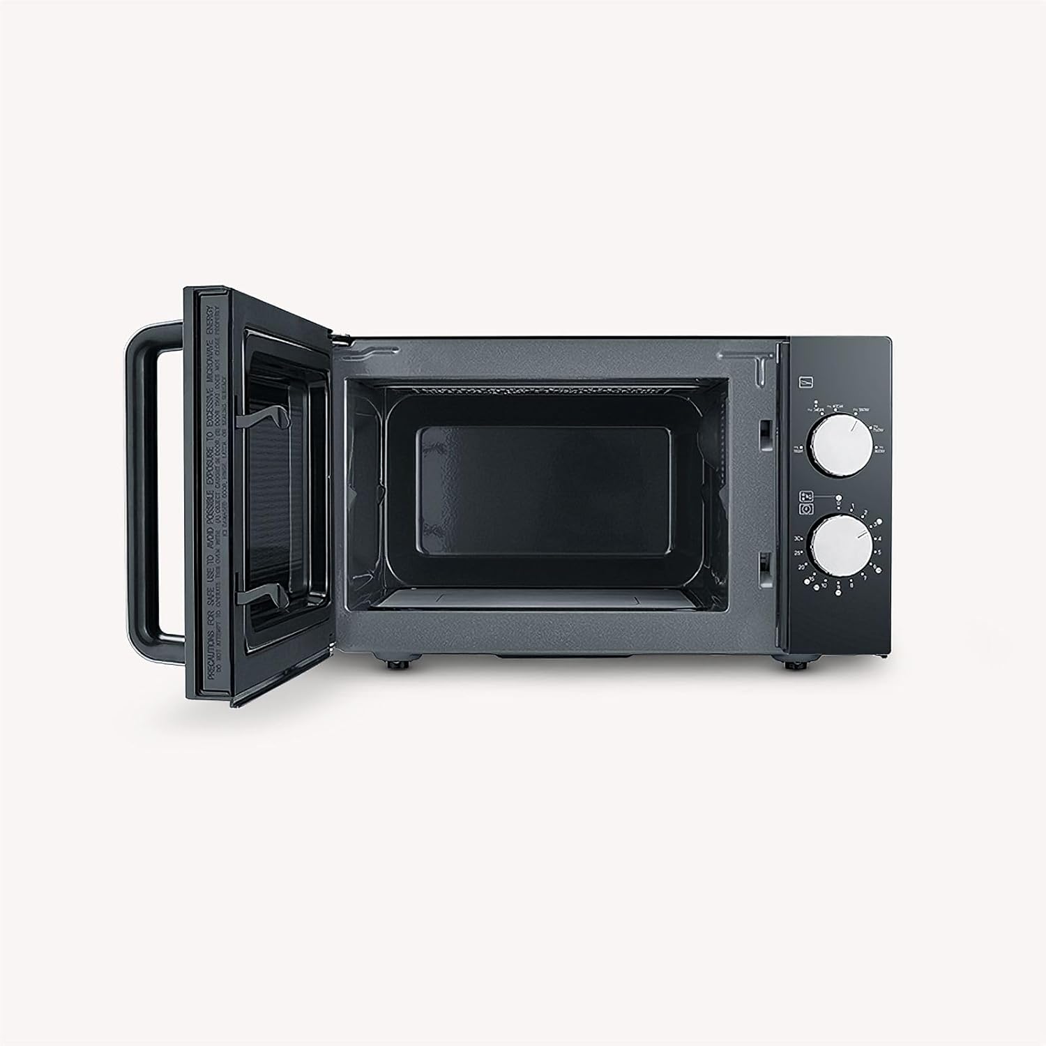 SEVERIN 2-in-1 Mikrowelle mit Grill 800 W, Grillofen mit 25 L Kapazitt und 9 Leistungsstufen, Mikrowelle mit Grillrost und Drehteller, silber, MW 7785