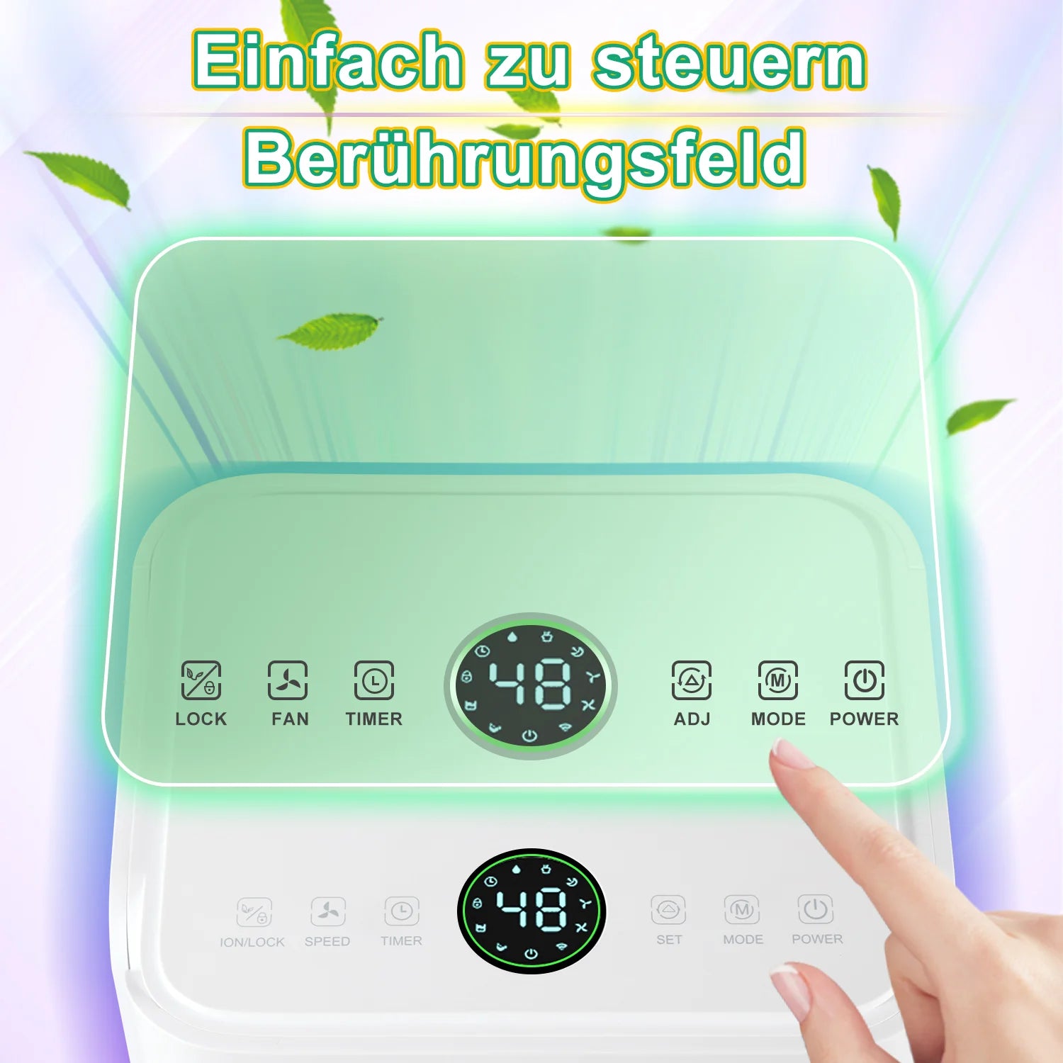 Sonnewelt Luftentfeuchter 16L mit Timerfunktion, Wschetrockungsfunktion, Abtaufunktion