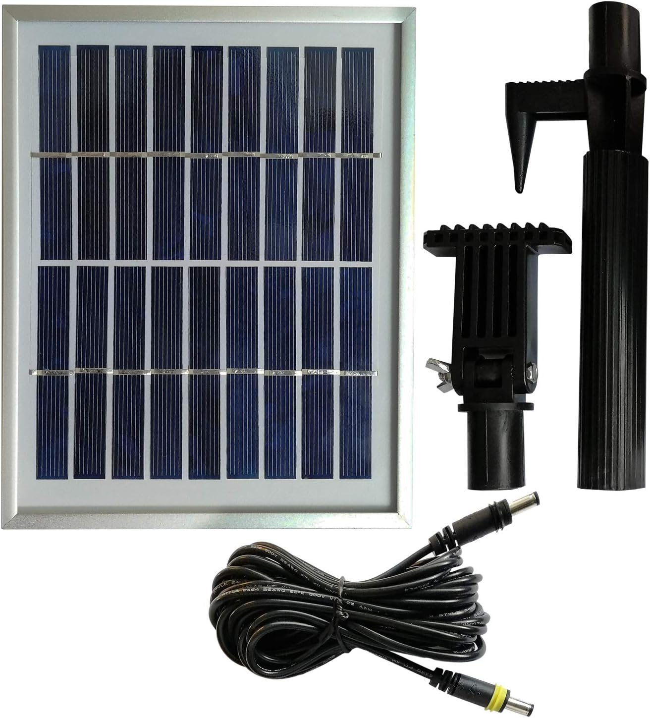 Fontana solare da giardino Bachlauf QUELLBACH II con luce LED/sistema ibrido, FONTANA ORNAMENTALE a 230V, BAGNO PER UCCELLI, CASCATA, LAMPADA DA GIARDINO, POMPA PER STAGNO - GIOCO D'ACQUA per giardino, laghetto da giardino, laghetto