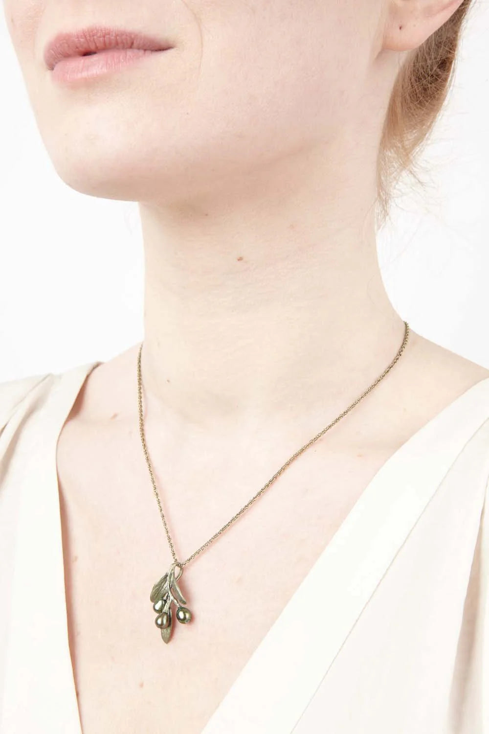 Olivenzweig - Kette mit Anhnger