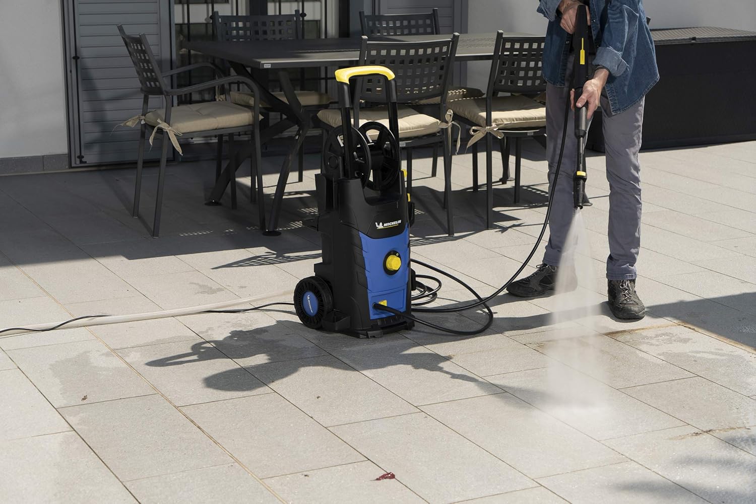 Idropulitrice Michelin MPX25EHDSP con sistema Double Speed (2500 W, 170 bar, 500 l/h)