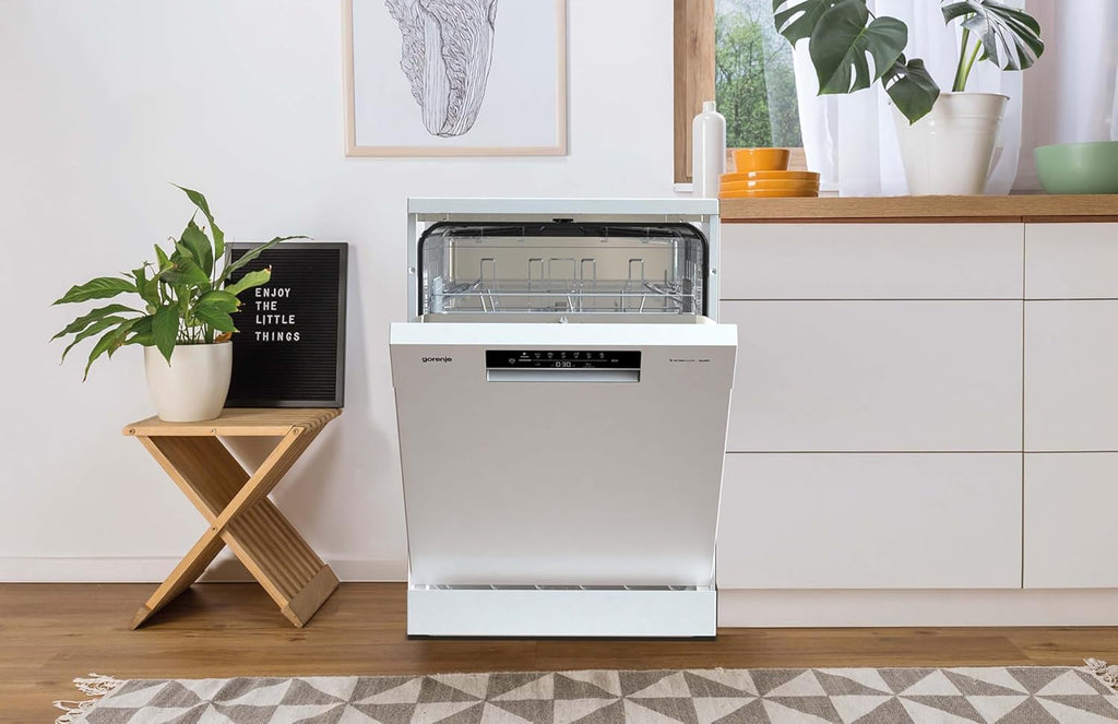Gorenje GS642E90W Lavastoviglie a libera installazione, 60 cm, 13 coperti, Total AquaStop, protezione completa anti-trabocco, Programma Igiene, funzione SpeedWash, autopulizia, cestello portaposate UltraClean