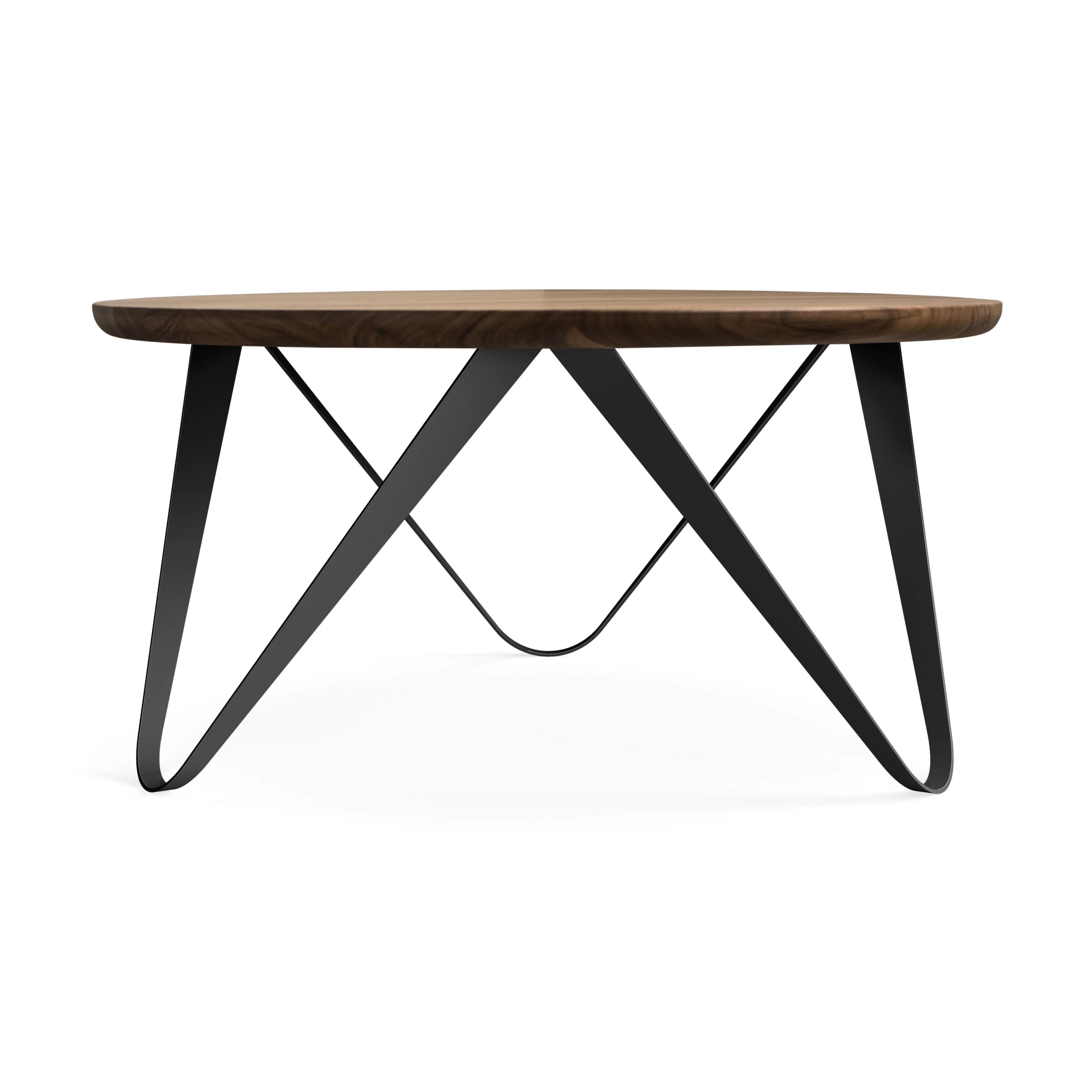 Couchtisch CHRONOS Nussbaum Tiefschwarz