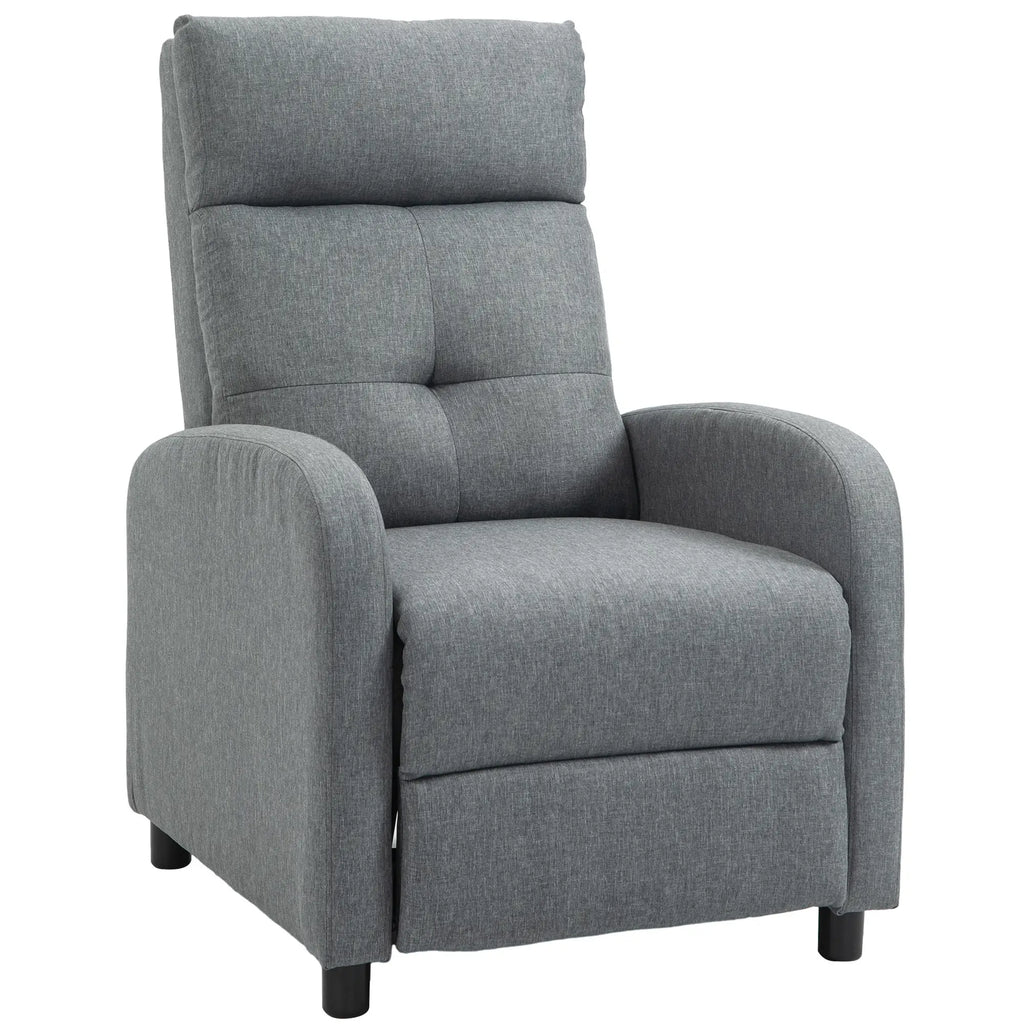 HOMCOM Relaxsessel mit Liegefunktion Grau