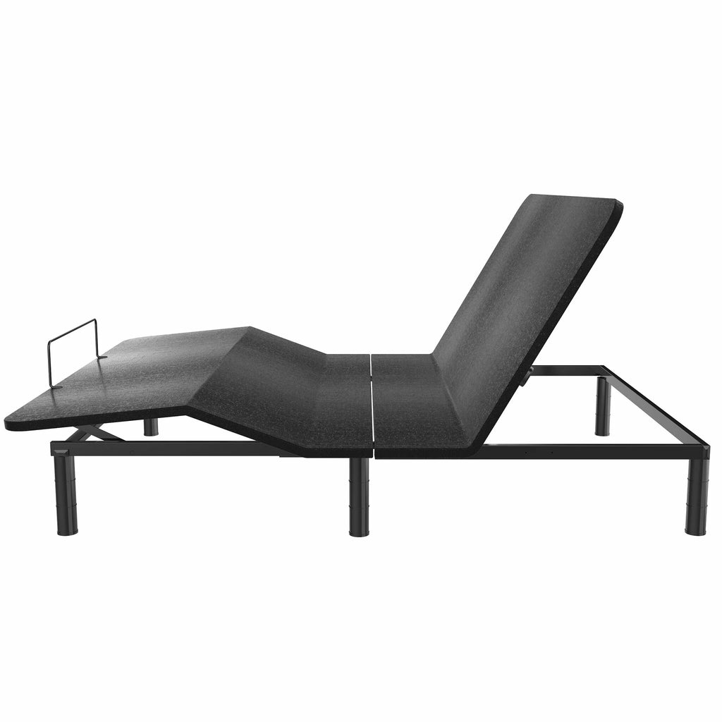 Lykke Verstellbar Bett Nordic Deluxe 90x200cm, schwarz