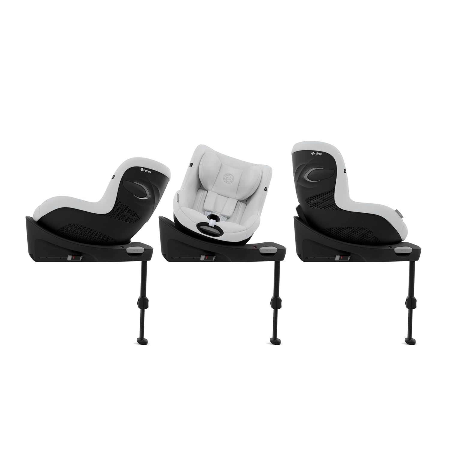 Seggiolino auto CYBEX Gold Sirona Gi i-Size Plus con base, Da 3 mesi a 4 anni circa (Dalla nascita con inserto per neonati), Max. 20 kg, 61-105 cm (Da 40 cm con inserto per neonati), Stormy Blue