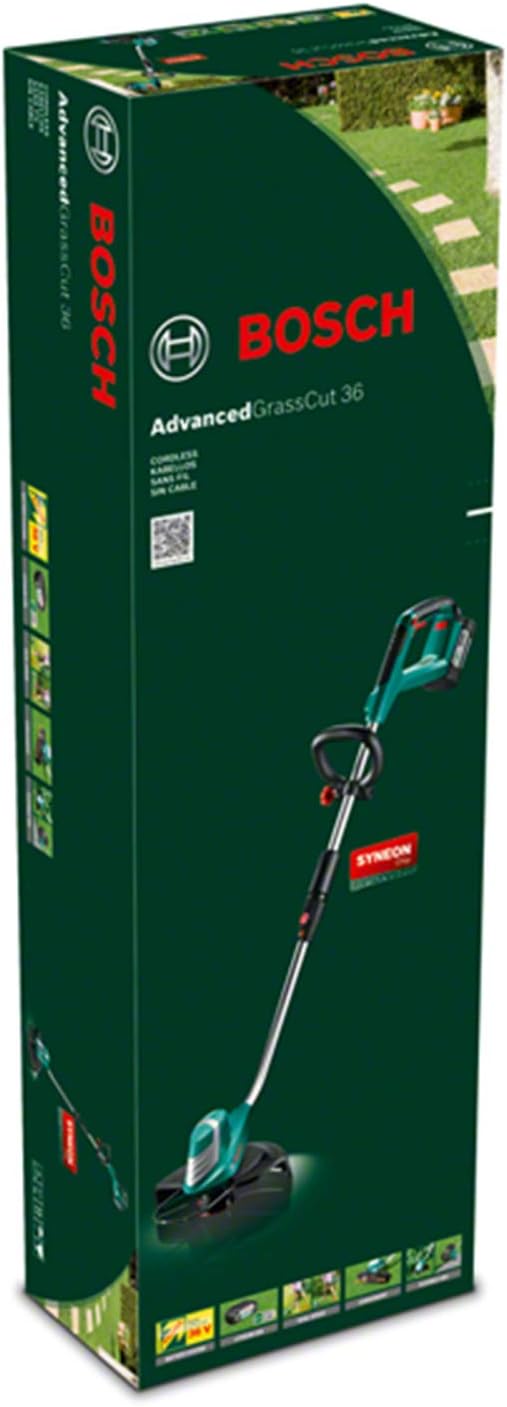 Bosch Akku Rasentrimmer AdvancedGrassCut 36 (1 Akku, 36 Volt System, im Karton)