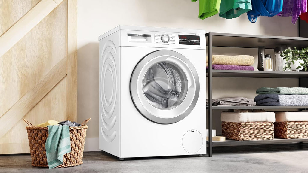 BOSCH WAN28127 Lavatrice Serie 4, a carica frontale, capacità 8 kg, 1400 giri/min, Iron Assist, Active Water Plus, EcoSilence Drive, Speed Perfect, bianco, 60 cm
