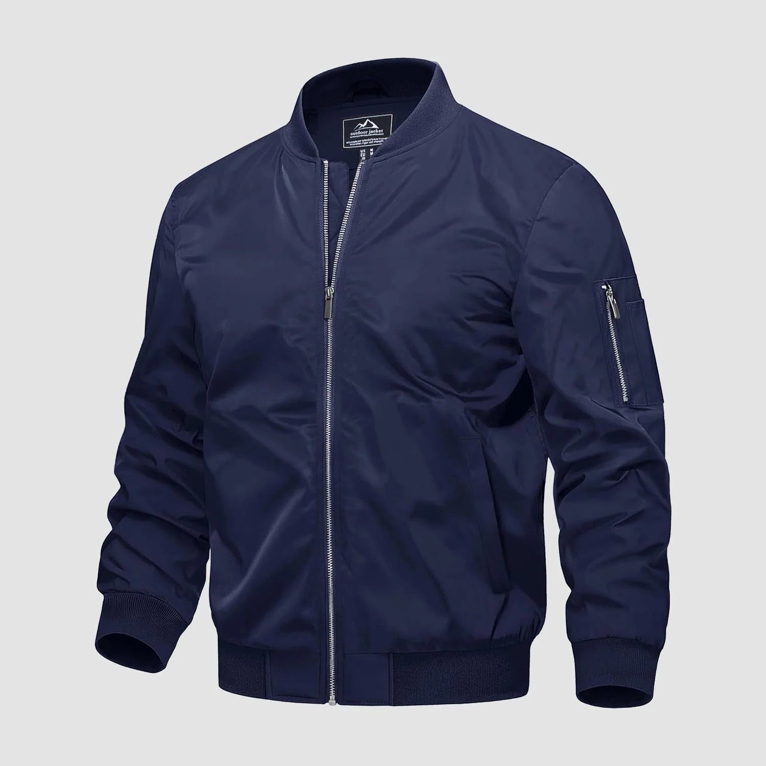 Bomber da uomo con cerniera