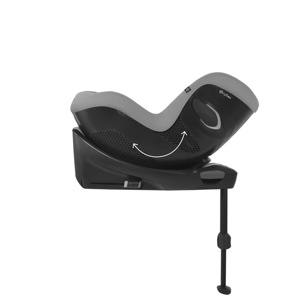 Seggiolino auto CYBEX Gold Sirona Gi i-Size Plus con base, Da 3 mesi a 4 anni circa (Dalla nascita con inserto per neonati), Max. 20 kg, 61-105 cm (Da 40 cm con inserto per neonati), Stormy Blue