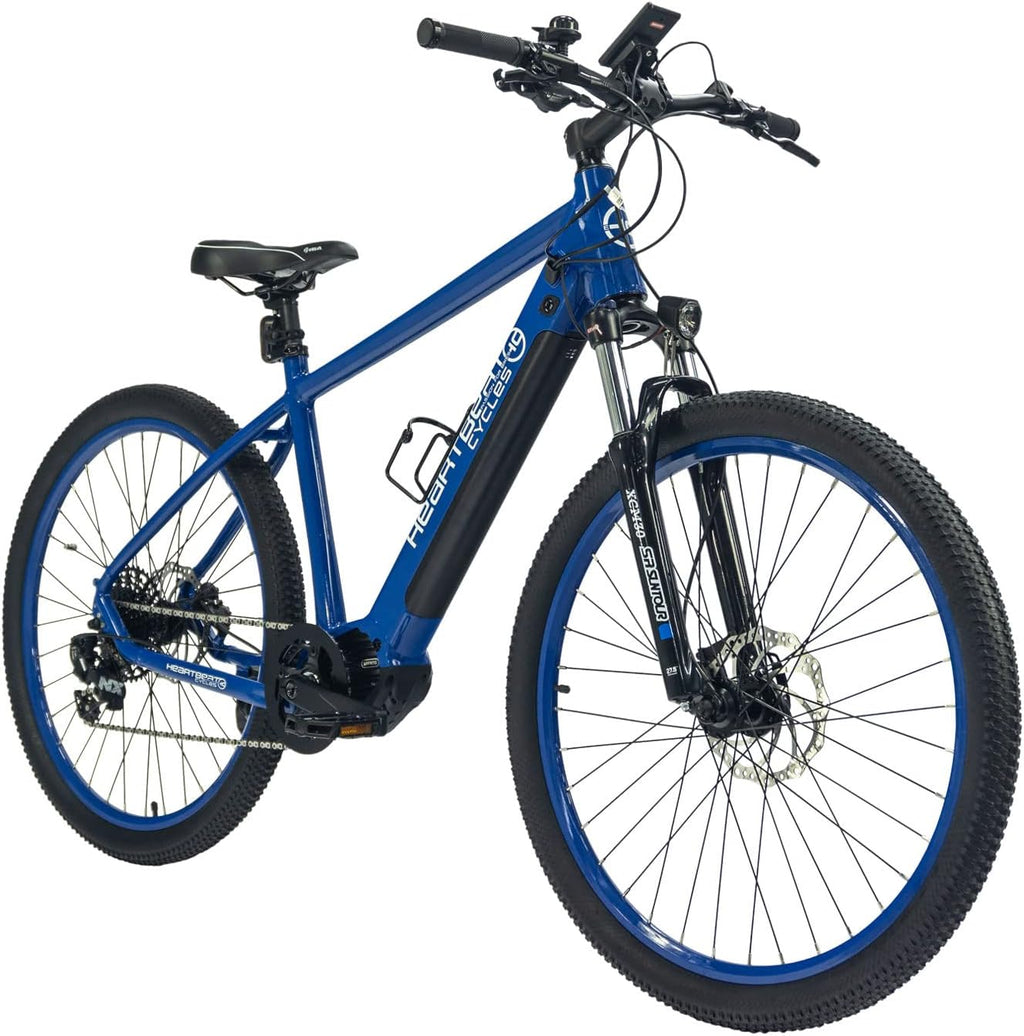 Highphoria Bici Elettrica Adulti, E-Bike 250W 25 km/h con Batteria, Motore Potente, Cambio a Catena, E-Mountain Bike con Forcella Ammortizzata Idraulica Pedelec per Uomo e Donna