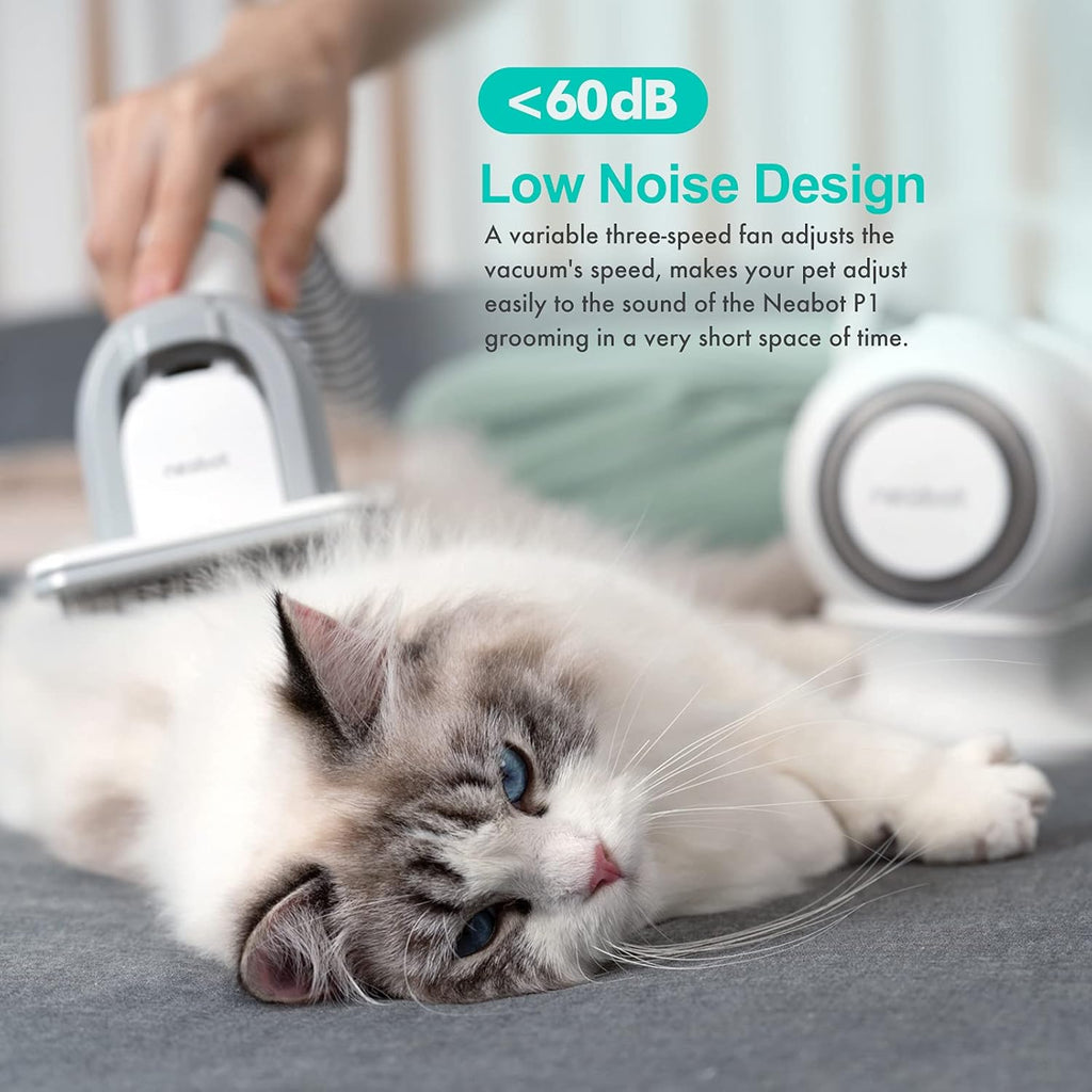 Neabot Neakasa P1 Pro Hundeschermaschine mit Tierhaar Staubsauger 13000 Pa Haustierpflegeset, leise Schermaschine Hund Katze Tierhaarschneidemaschine Tierhaarentferner, 5 bewhrten Pflegewerkzeugen