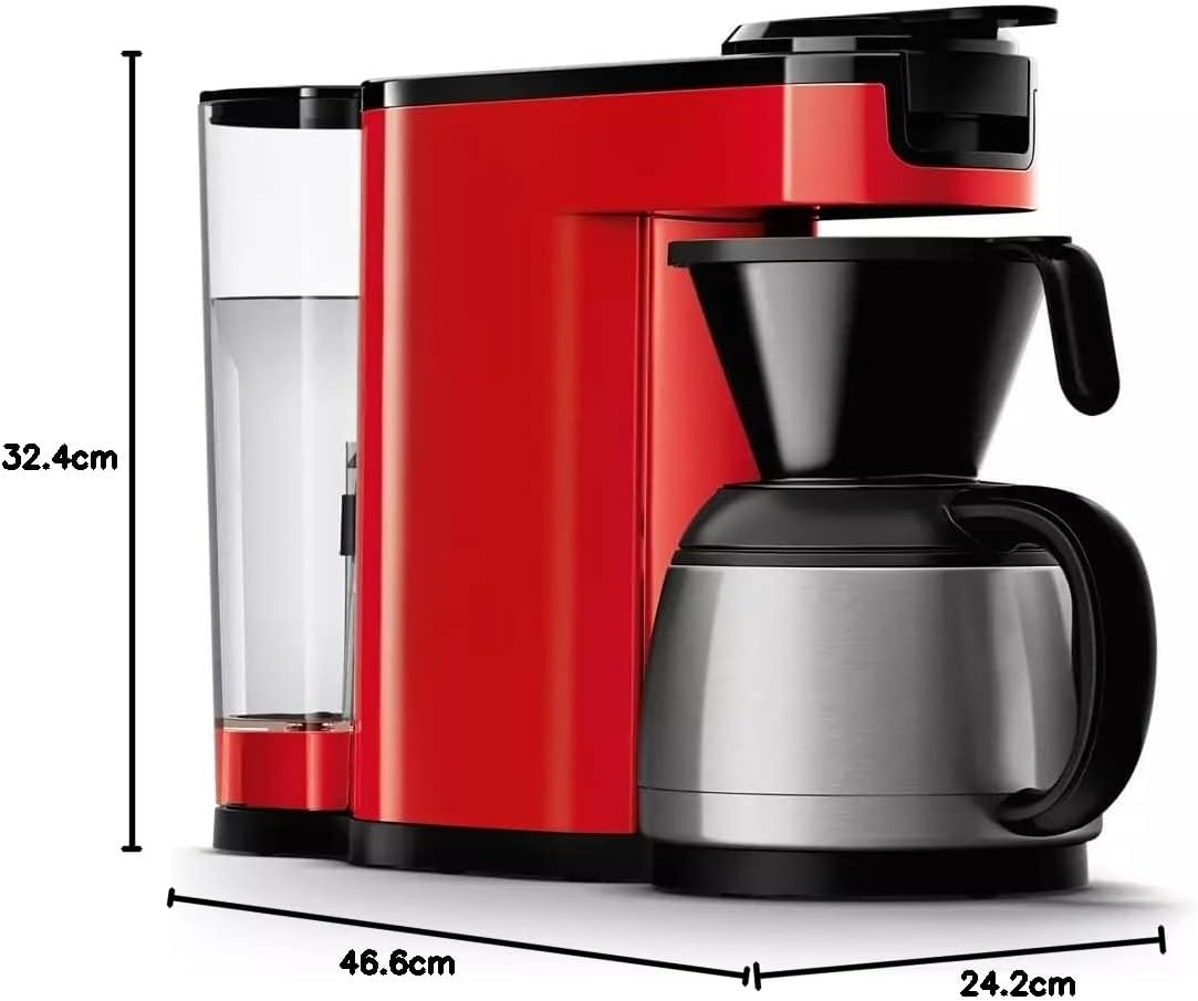 Philips Senseo Switch Macchina da caffè con cialde e filtro, Tecnologia di erogazione 2 in 1, Serbatoio dell'acqua da 1 litro, 7 tazze in un solo ciclo, Nero lucido (HD6592/64)