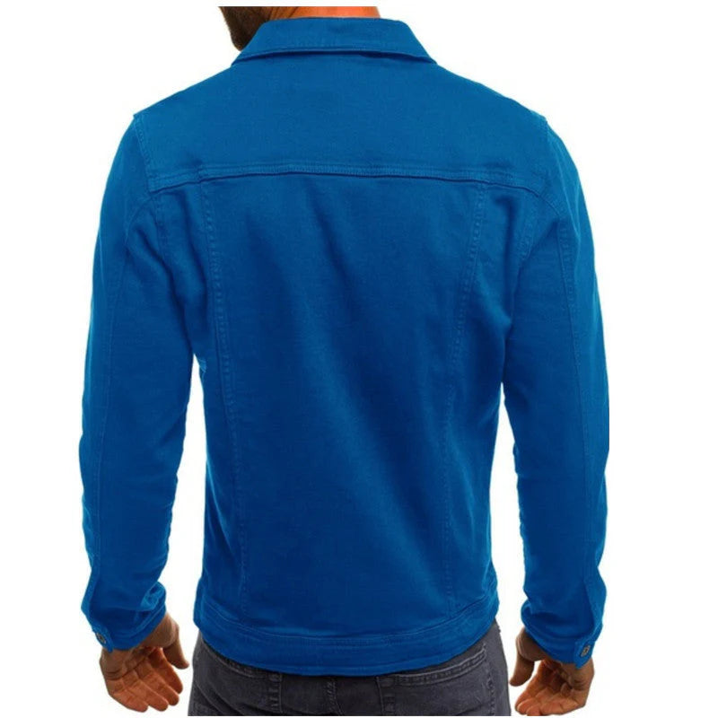 Lssige Denimjacke für Herren