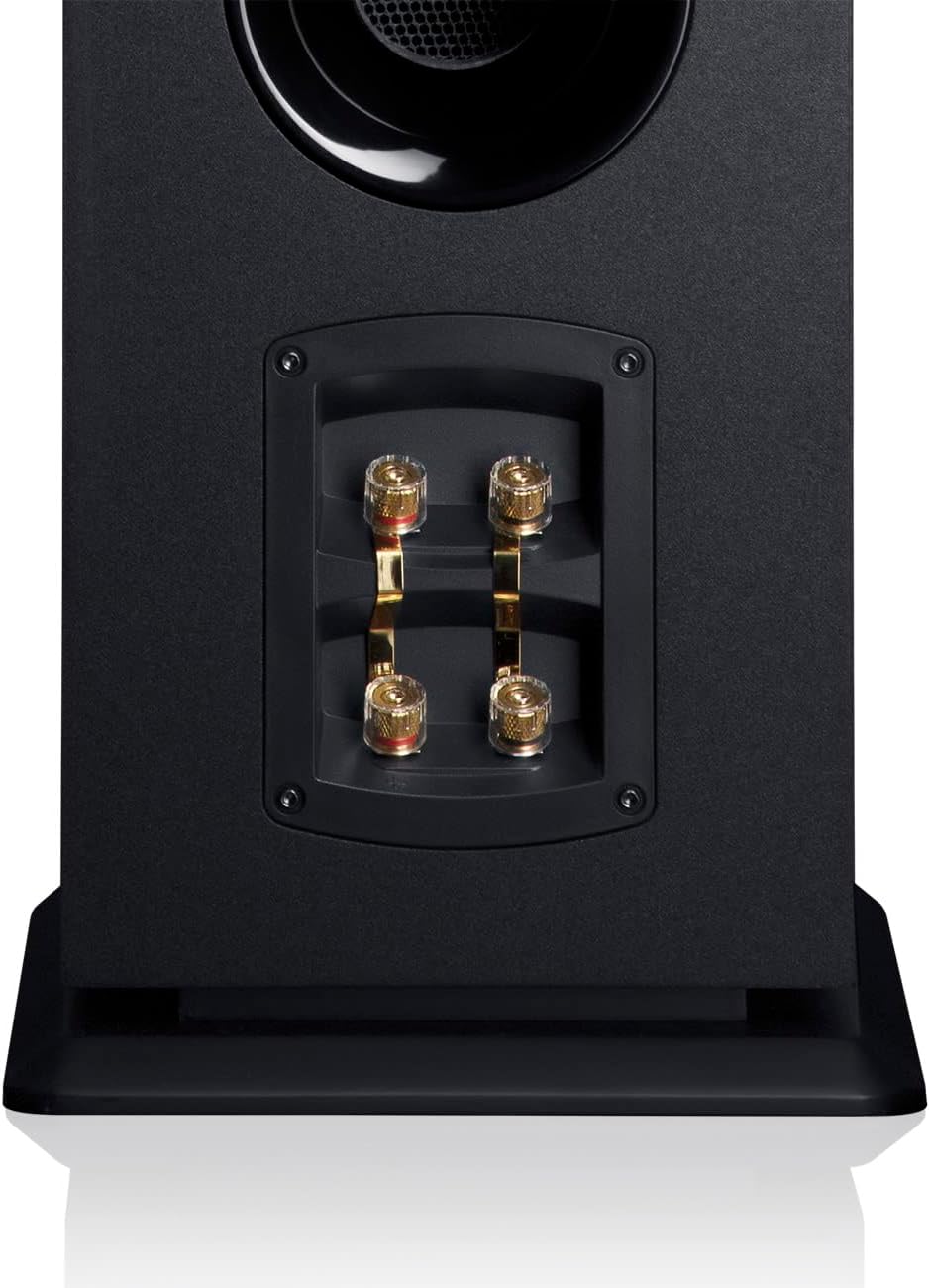 Diffusori stereo Teufel Ultima 40 - Coppia di diffusori da pavimento Hi-Fi di alta gamma, tweeter phase-plug, sistema a 3 vie, doppio tubo bass reflex, musica, audio di film, giochi - neri