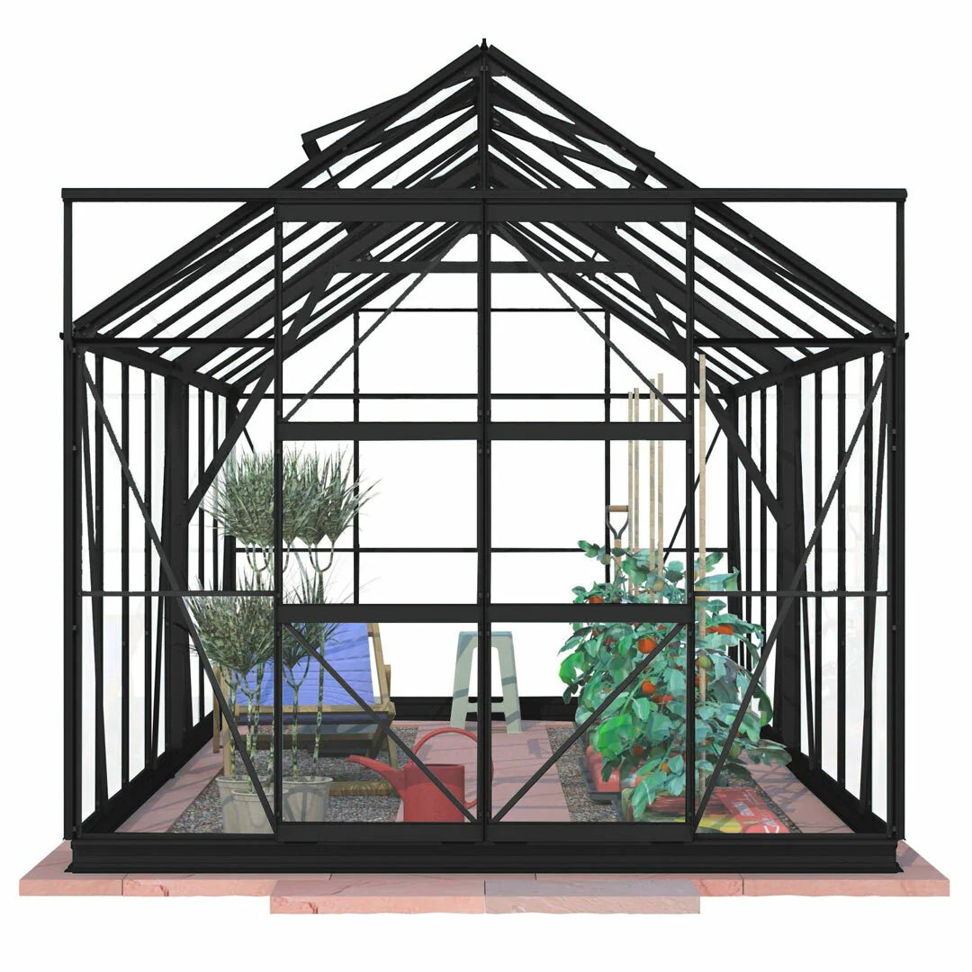 Lykke Gewchshaus Hybrid 13m2, schwarz