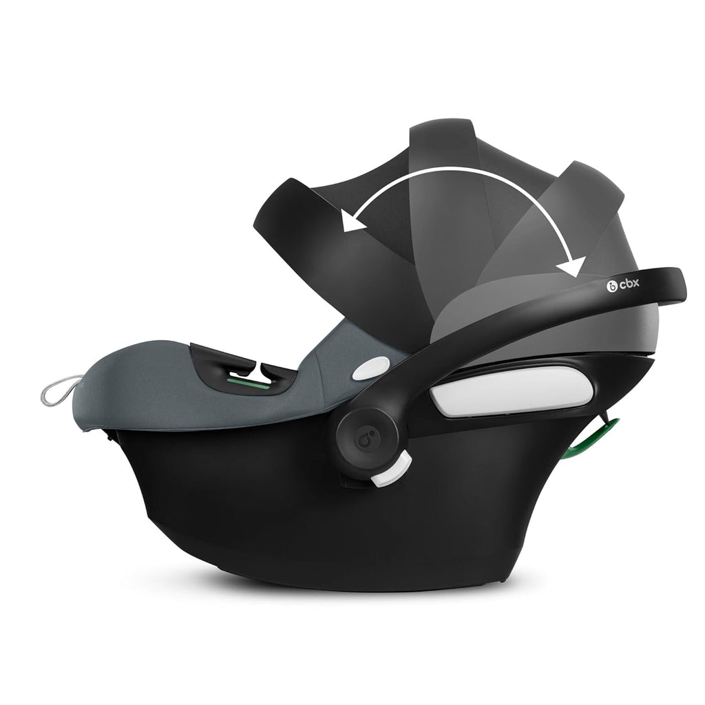 CBX by CYBEX Seggiolino Auto Aton B2 i-Size, Dalla nascita fino a ca. 24 mesi, Max. 13 kg, Inclusivo riduttore neonato, Compatibile con SensorSafe, Rosso