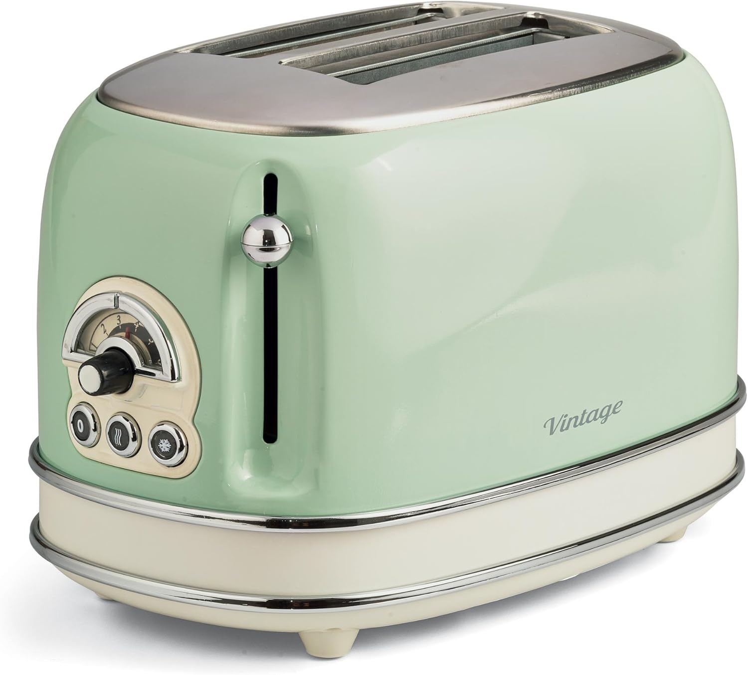 Ariete Vintage 1342 Macchina da Caffè Americano Retrò, Caraffa in Vetro Temperato, Fino a 12 Tazze, Timer 24 Ore, Spegnimento Automatico, Funzione Anti-Goccia, Piastra Riscaldante, Capacità 1.5 L, 2000 W, Verde