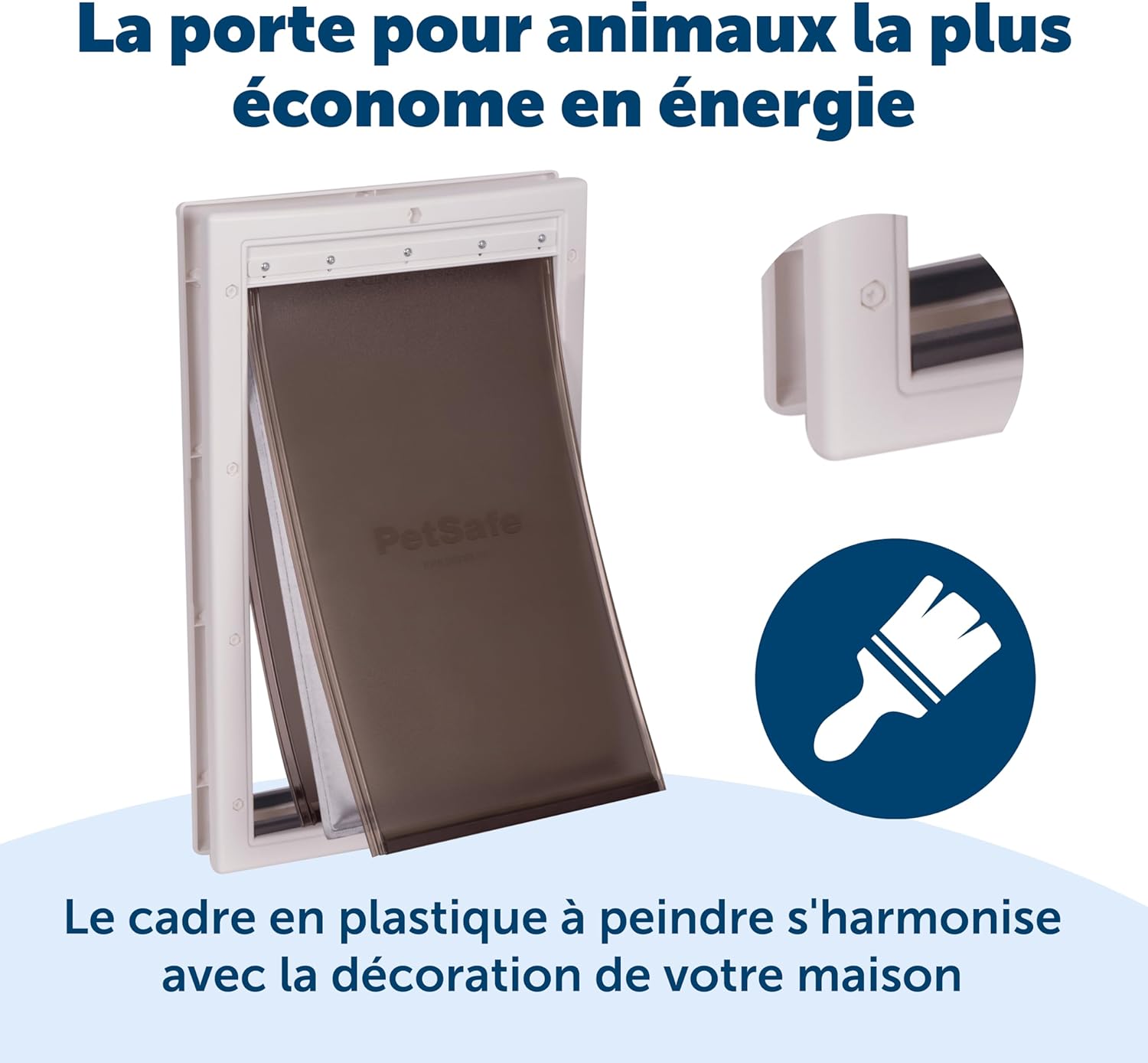 PetSafe Aluminium-Haustiertür für extremes Wetter , Energieeffiziente Katzen- und Hundeklappe, Für Haustiere bis 18 kg, Gre M