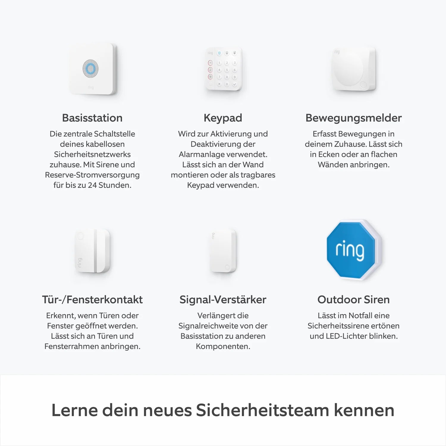 Alarm + Auenkamera im Paket - L