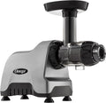 Omega CNC80S Estrattore di Succo Multi-Funzione a Lenta Velocità Compatto - Orizzontale, Plastica, Argento