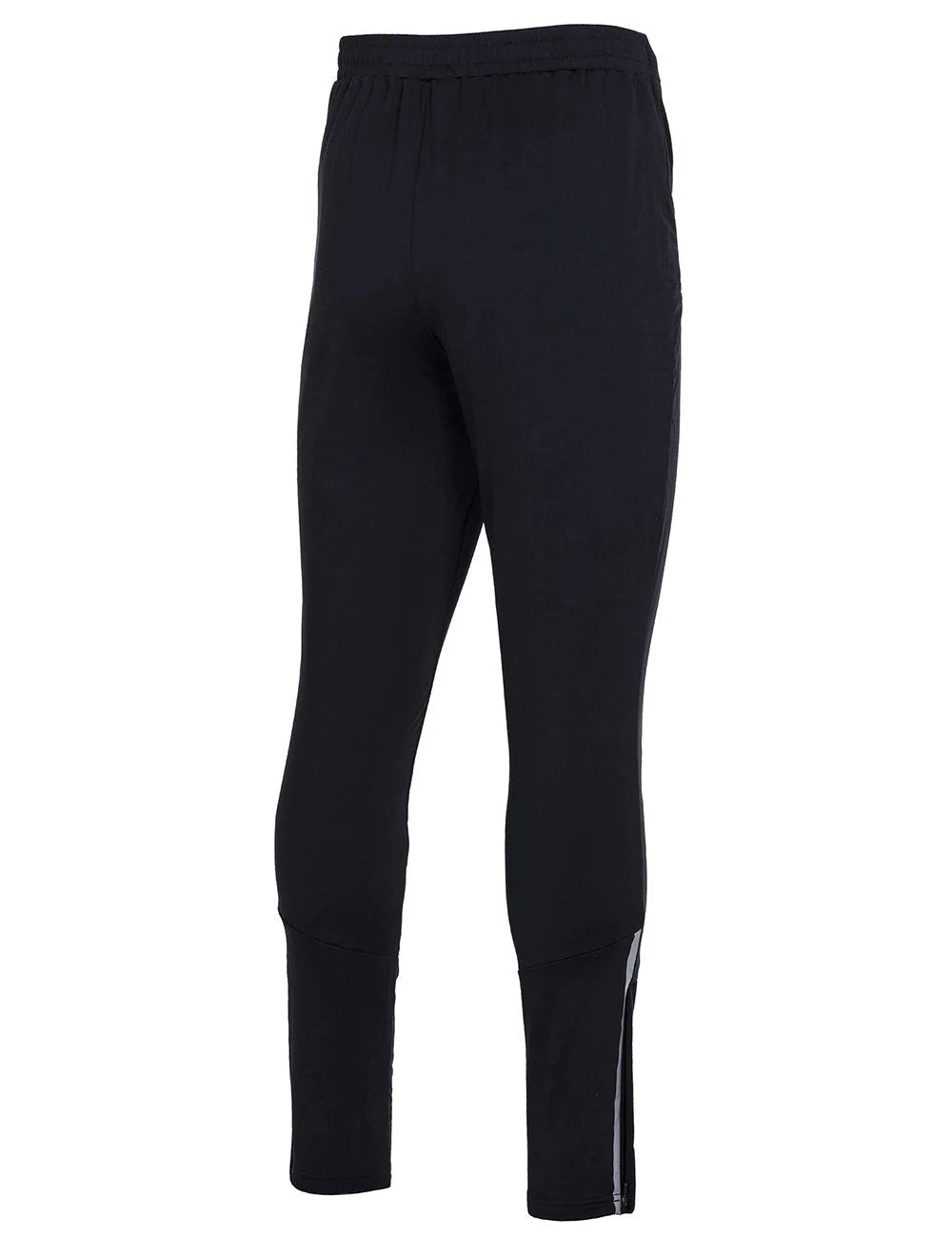 Herren Winter Thermo Laufhose Lang Pro Team Schwarz-Silber Setprodukt