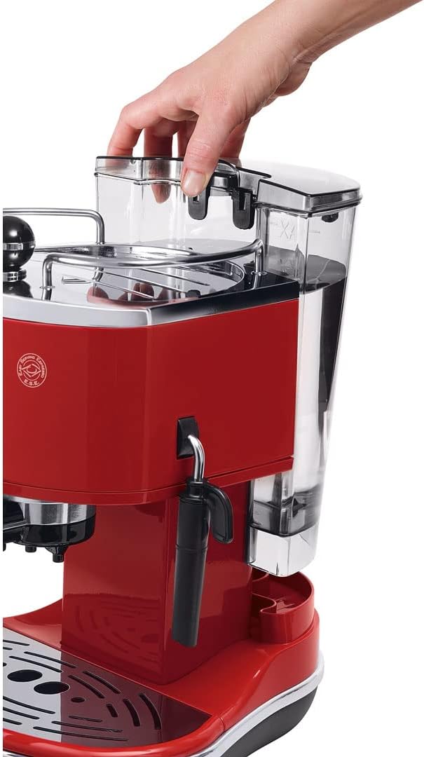 De'Longhi ECO 311.R Icona Vintage Kaffeemaschine, rot