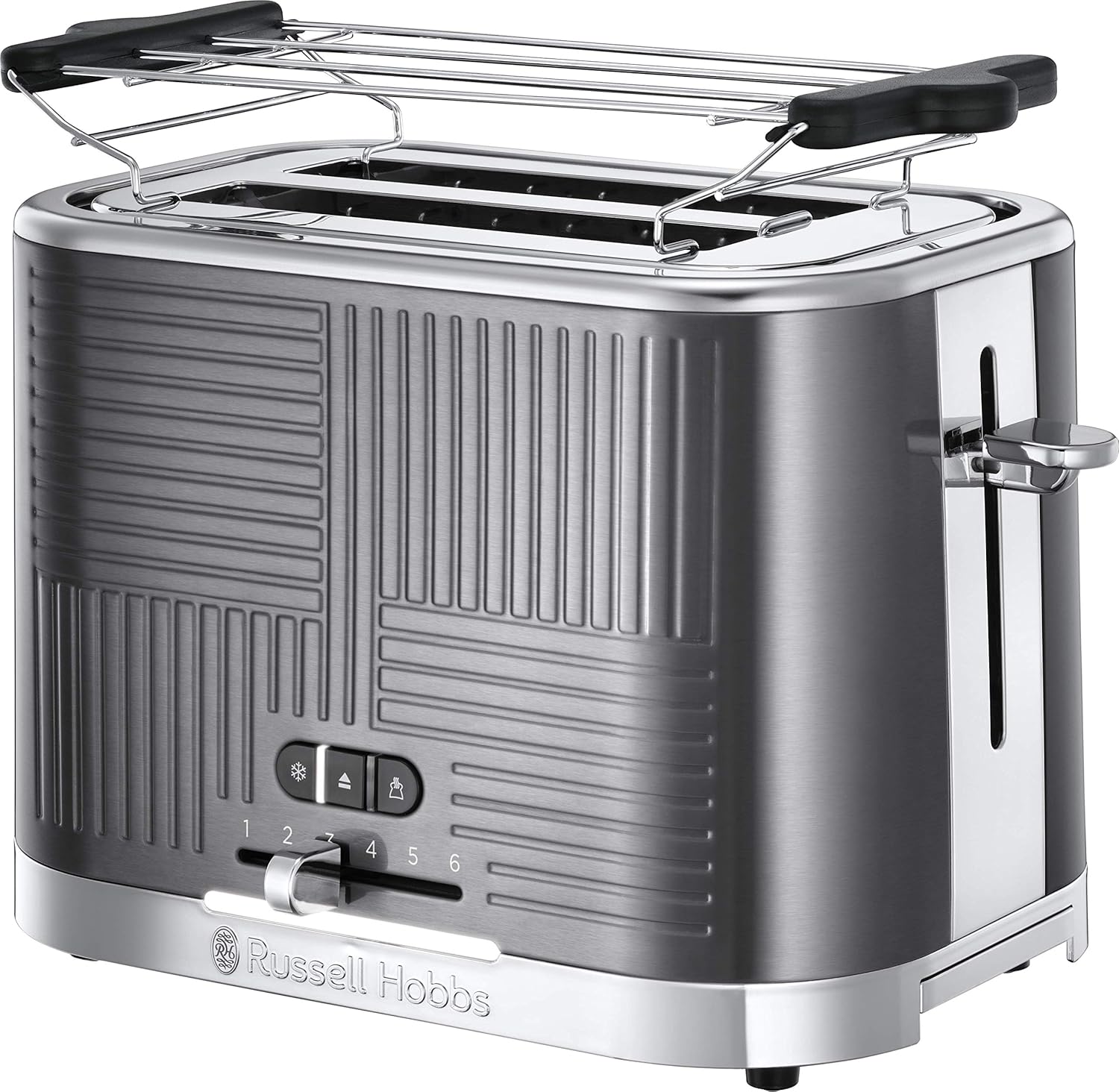 Russell Hobbs GeoSteel Set Colazione: Tostapane, Bollitore e Macchina per il Caffè