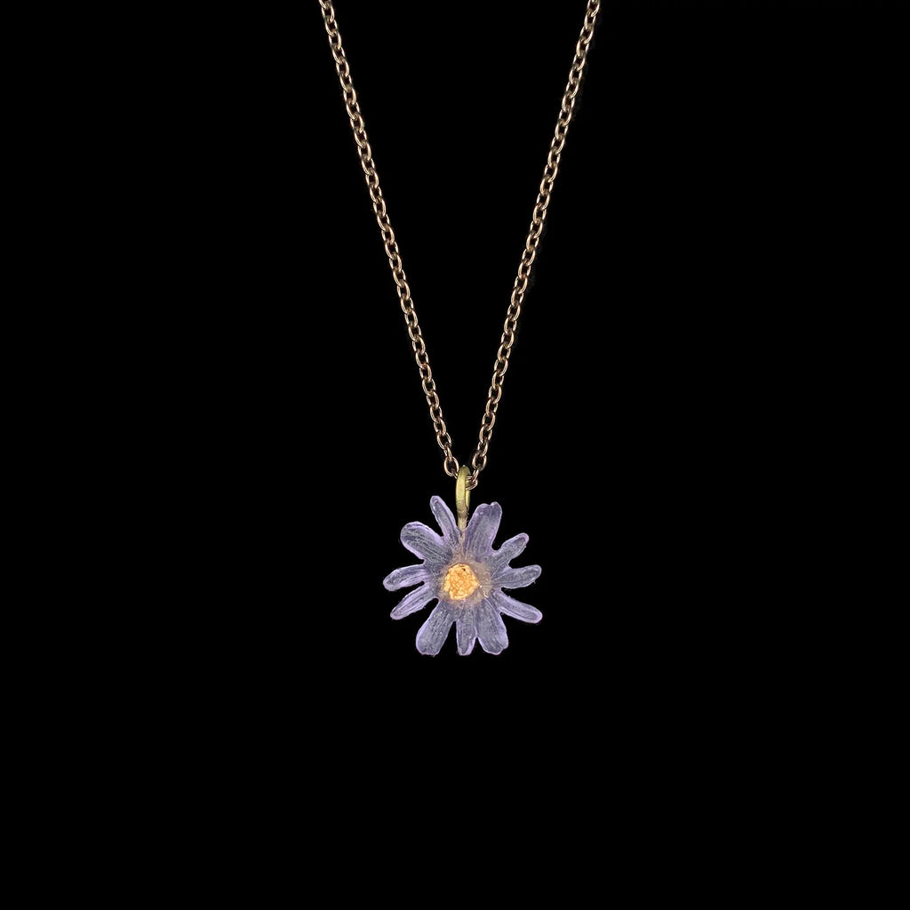 Aster - Halskette kleine Blüte