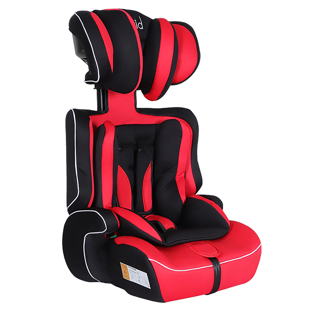 Kikid Kindersitz Basic 76-150cm R129, schwarz rot